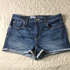 High Rise Stretch Shorts